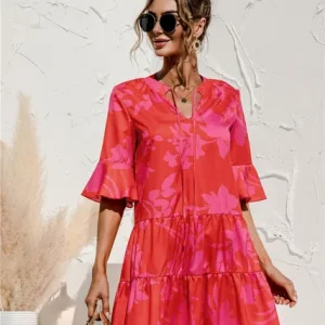 Aitana Robe Courte Femme Été – Mini-Robe avec Taille Basse et Coupe Légère pour l’Été