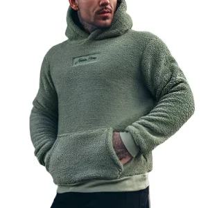 Aelfwine Sweat à Capuche Homme – Hoodie Doux en Polaire avec Poche Kangourou & Doublure Confortable